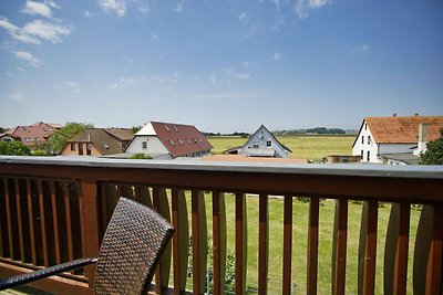 Haus De niege Wech Wohnung 03: Balkon, Bodden...