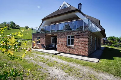 Ferienhaus Rohrweihe Haus: Meerblick, Garten