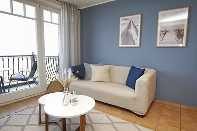 Haus am Meer FeWo10: Balkon,Meerblick, ruhige...