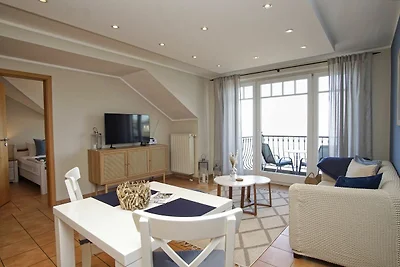 Haus am Meer FeWo10: Balkon,Meerblick, ruhige...