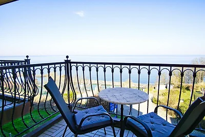 Haus am Meer FeWo07: Balkon,Meerblick, ruhige...