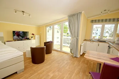 Meeresblick FeWo58: Balkon, Sauna, Schwimmbad