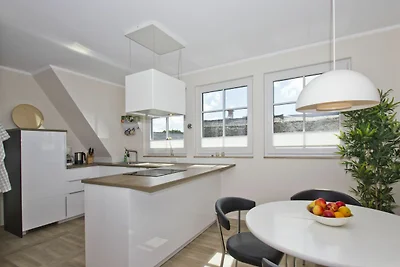 Ferienhaus Auszeit FeWo3: Dachterrasse,ruhige...