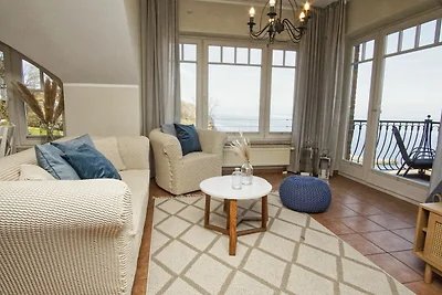 Haus am Meer FeWo09: Balkon,Meerblick, ruhige...