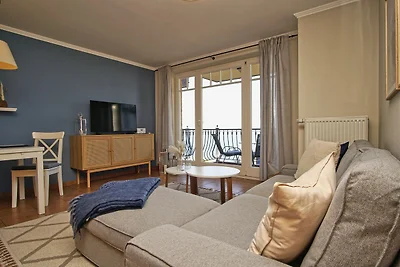 Haus am Meer FeWo03: Balkon,Meerblick, ruhige...
