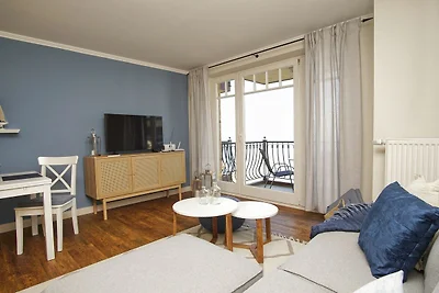 Haus am Meer FeWo07: Balkon,Meerblick, ruhige...