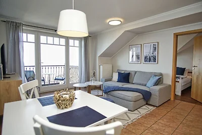 Haus am Meer FeWo11: Balkon,Meerblick, ruhige...