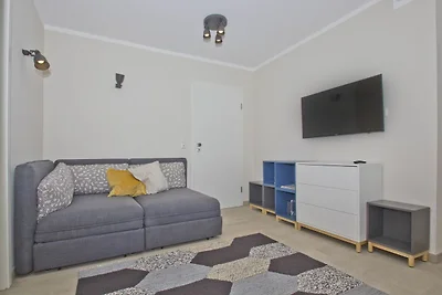 Ferienhaus Auszeit FeWo1: Terrasse, Garten,...