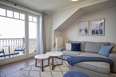 Haus am Meer FeWo11: Balkon,Meerblick, ruhige...
