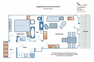 Landhaus Wilkens Sommerwind: Terrasse