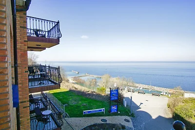 Haus am Meer FeWo08: Balkon,Meerblick, ruhige...