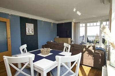 Haus am Meer FeWo04: Balkon,Meerblick, ruhige...