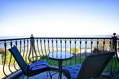 Haus am Meer FeWo01: Balkon,Meerblick, ruhige...