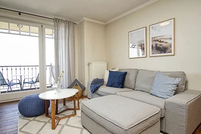 Haus am Meer FeWo07: Balkon,Meerblick, ruhige...