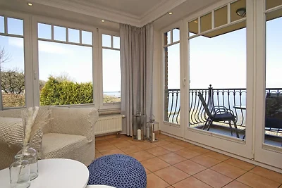 Haus am Meer FeWo01: Balkon,Meerblick, ruhige...