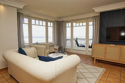 Haus am Meer FeWo05: Balkon,Meerblick, ruhige...