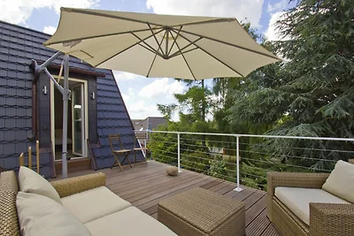 Ferienhaus Auszeit FeWo3: Dachterrasse,ruhige...