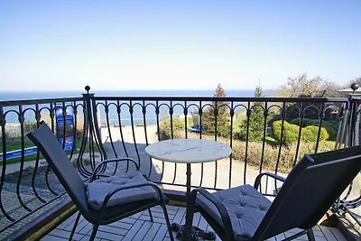 Haus am Meer FeWo04: Balkon,Meerblick, ruhige...