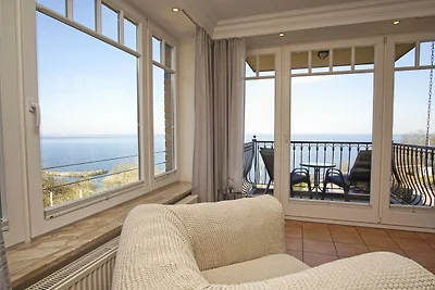 Haus am Meer FeWo01: Balkon,Meerblick, ruhige...