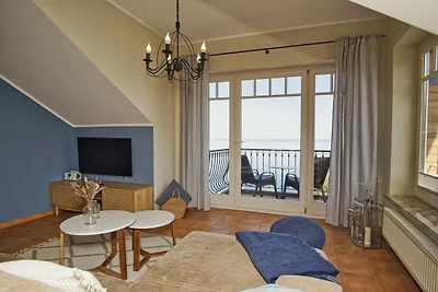 Haus am Meer FeWo12: Balkon,Meerblick, ruhige...