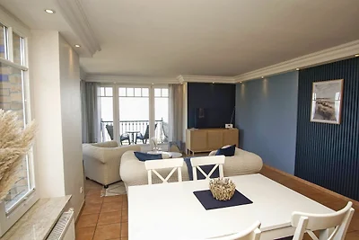 Haus am Meer FeWo01: Balkon,Meerblick, ruhige...
