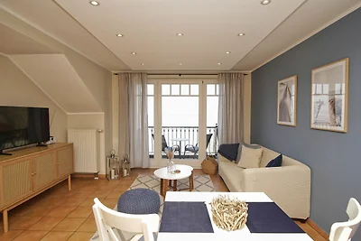 Haus am Meer FeWo10: Balkon,Meerblick, ruhige...