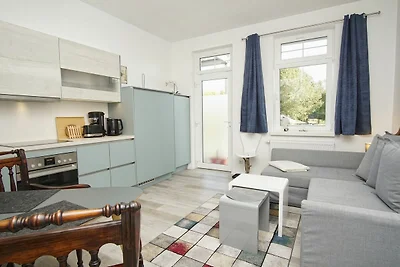 Haus Concordia FeWo13: Balkon, Boddenblick