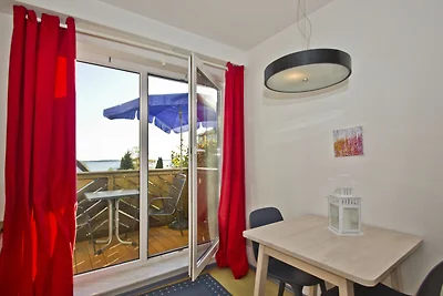 Villa Seeschwalbe FeWo 10: Balkon, Meerblick