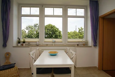 Villa Bergfrieden FeWo7: Balkon, Meerblick
