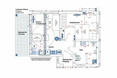 Landhaus Wilkens Bungalow Nordlicht: barriere...