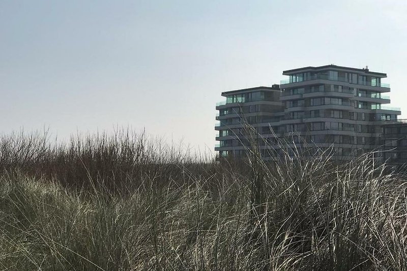 The One is located right next to the dunes and the beach on the east side of Blankenberge