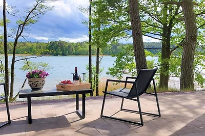 JW MAZURY Ferienhaus Czapla mitSteg