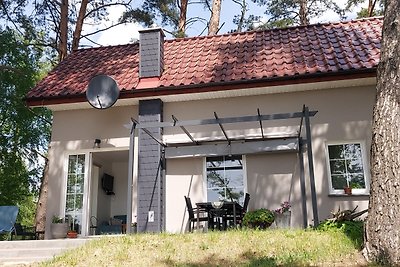 JW MAZURY Ferienhaus Czapla mitSteg