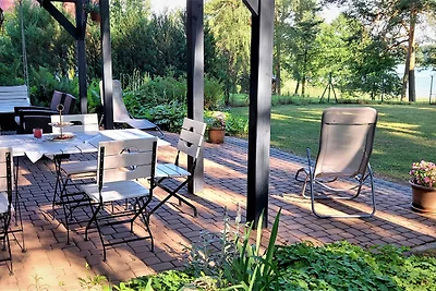 JW Mazury Ferienhaus Kormoran mit Steg