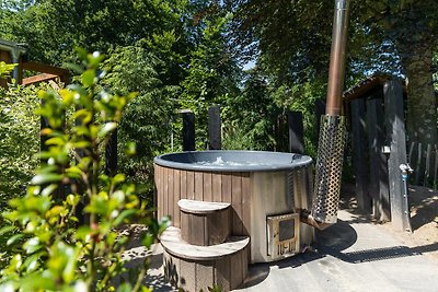 Tiny Lodge Eco 4 personen met Hottub én Sauna