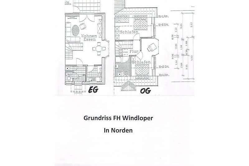 Grundriss Ferienhaus "Windloper"