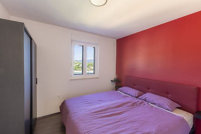 Rotes Haus Sv. Marina - Apartment mit Meerbli...