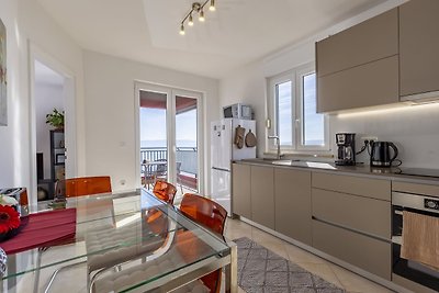 Rotes Haus Sv. Marina - Apartment mit Meerbli...