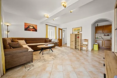 Familienapartment Stinjan mit Meerblick