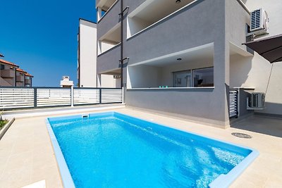 Pool-Apartment Sax mit Meerblick (privater...