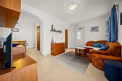 Familienapartment Stinjan mit Gartenblick