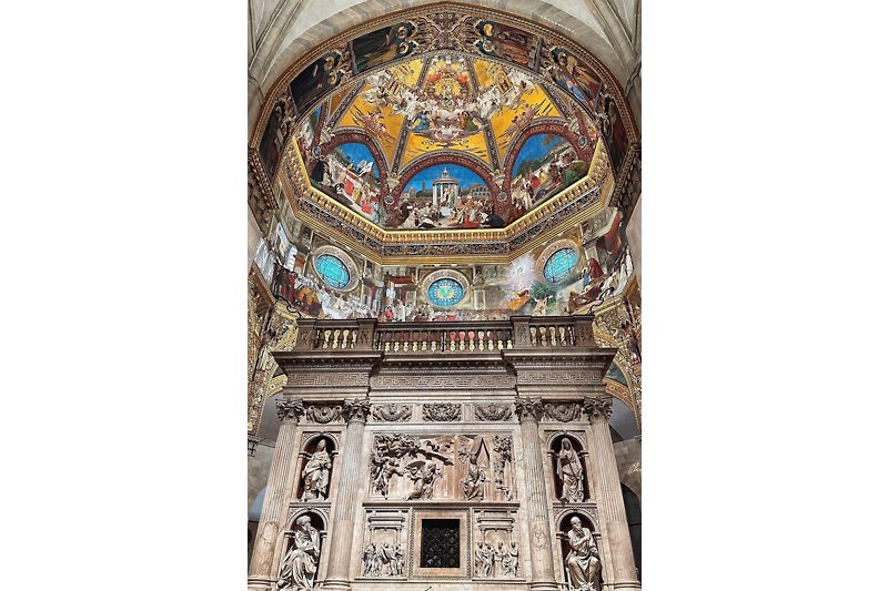 Freskengewölbe des Heiligen Hauses von Loreto