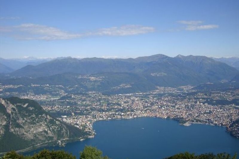 Schöne Aussicht auf Lugano