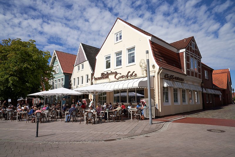 Cafe Brüning in der Altstadt von Otterndorf
