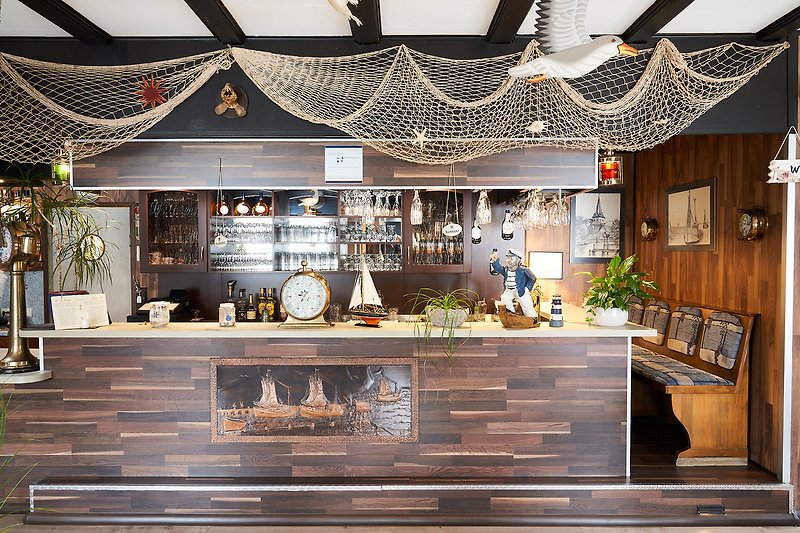Die Bar im Hotel & Restaurant "Zur Post" in Otterndorf bei Cuxhaven