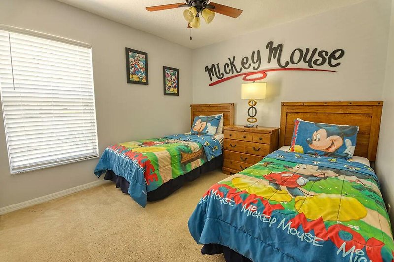 Mickey Twin Bedroom