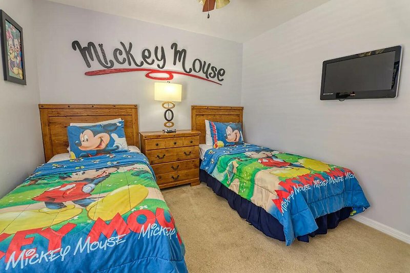 Mickey Twin Bedroom