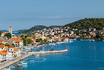 Apartments Kaina Tisno - Meerblick (blau)