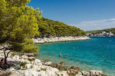 Apartments Tisno - Ein-Zimmer-Wohnung (links)