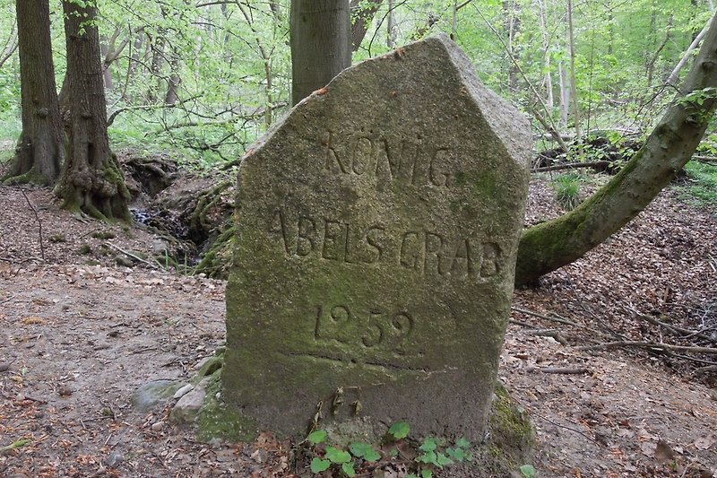 Abels Grab am Wickeltal im Schleswig Tiergarten.